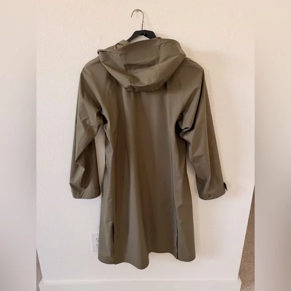 Uniqlo BLOCKTECH Trench Coat in Olive Green Size S - Picture 6 of 12